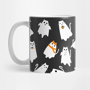 Spooky Ghost Cats Mug